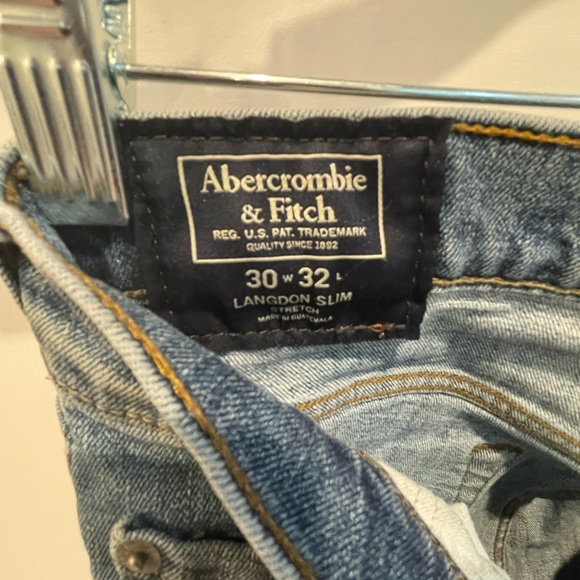 Abercrombie & Fitch Mens Skinny Blue jeans 30x32 - Picture 3 of 5